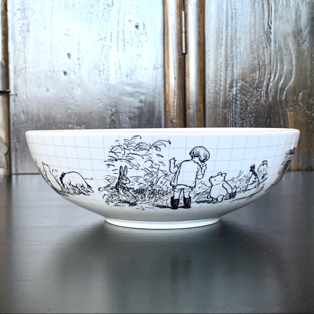 Disney Sketchbook Winnie the Pooh 9” Serving Bowl